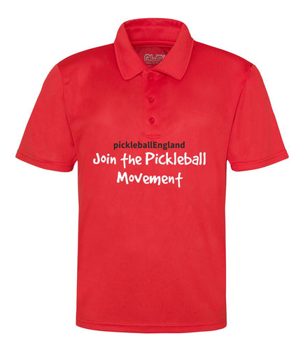 Men's Pickleball England DriFit Polo Shirt- Join the movement